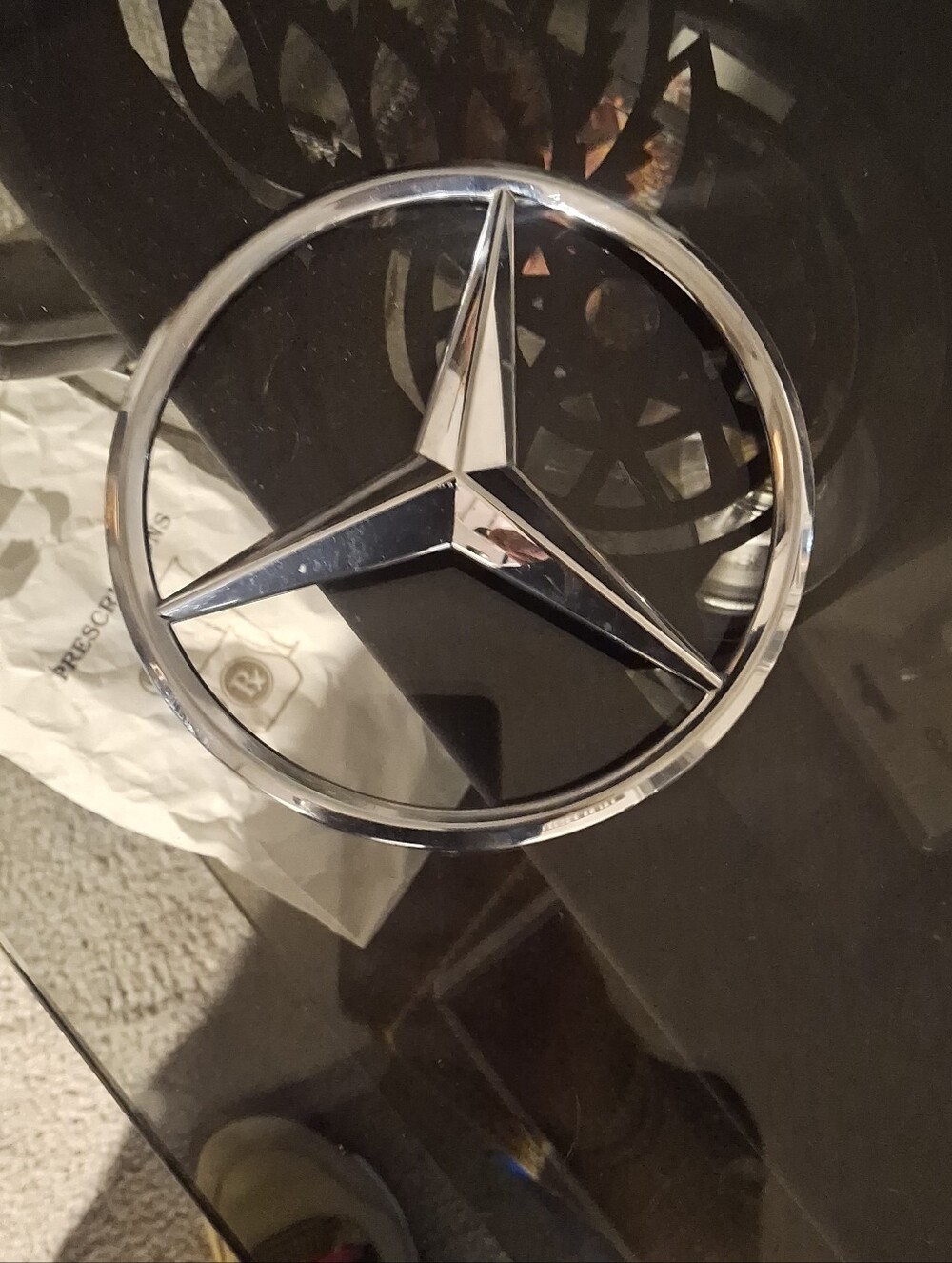 Mercedes-Benz Chrome Star Hood Ornament Emblem